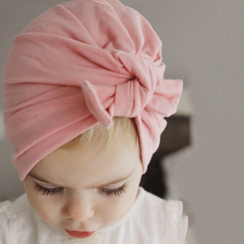 

2-piece Baby/ Toddler Girl's Knot Hat