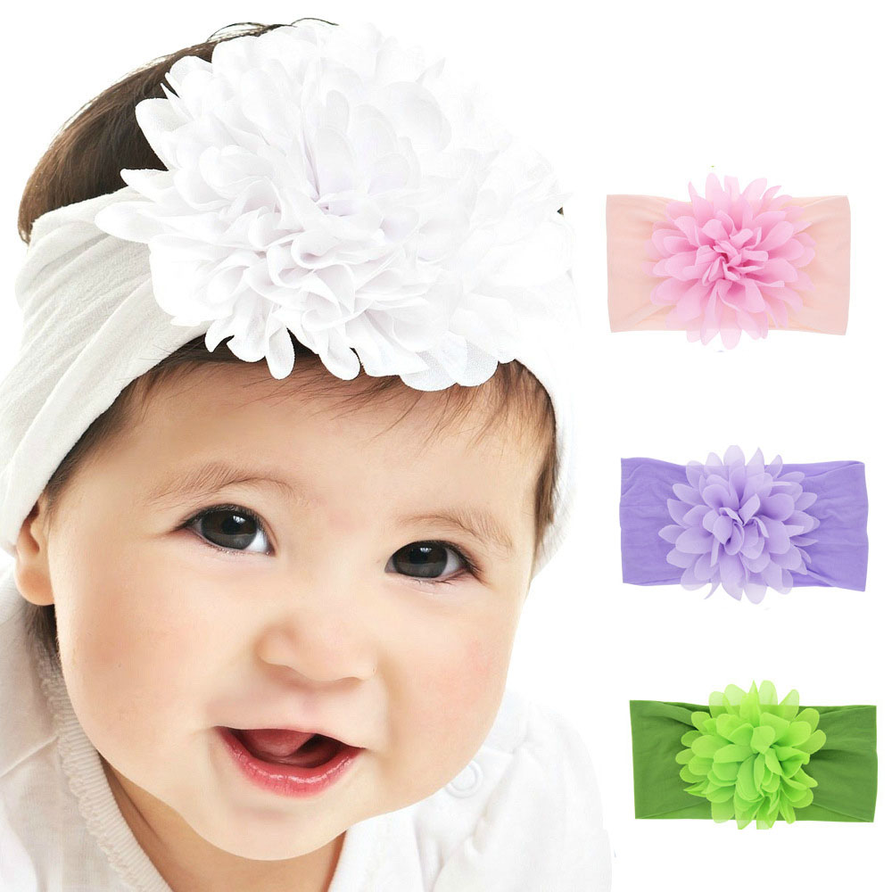 

3-piece 3D Chiffon Flower Headband for Baby / Toddler