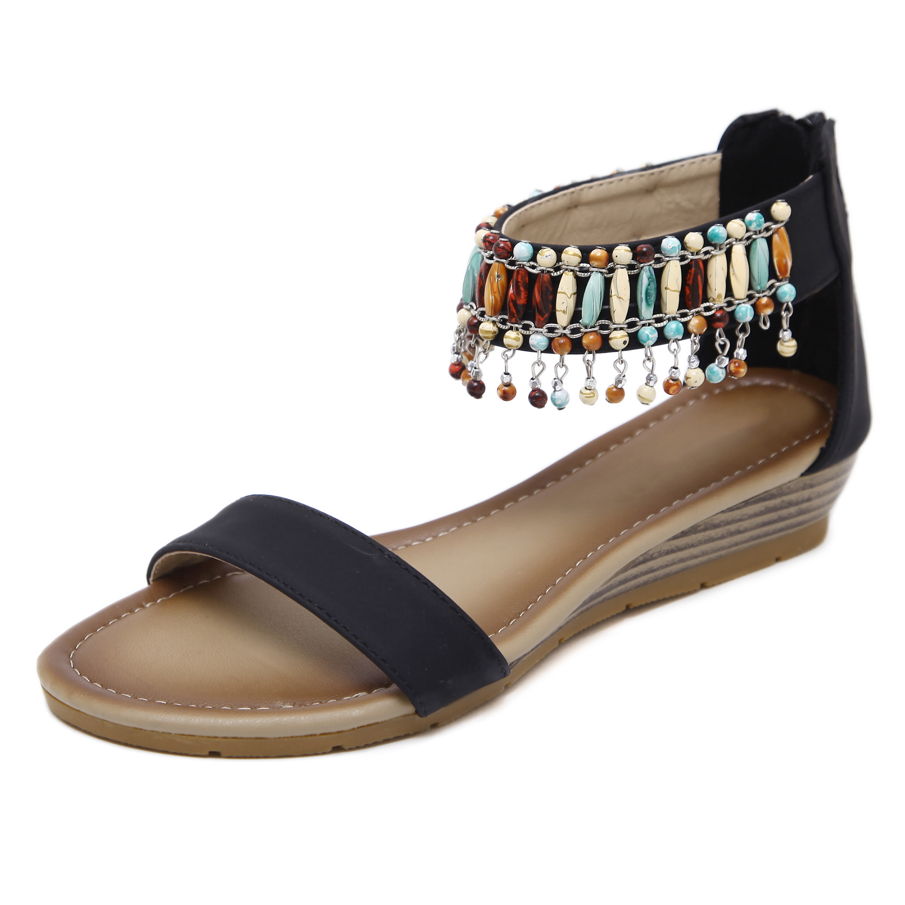 

Casual Boho Beaded Sandals