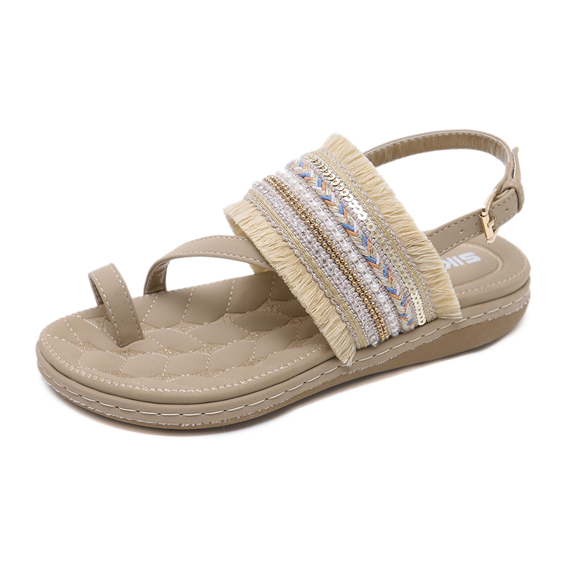 

Casual Boho Beaded Sandals
