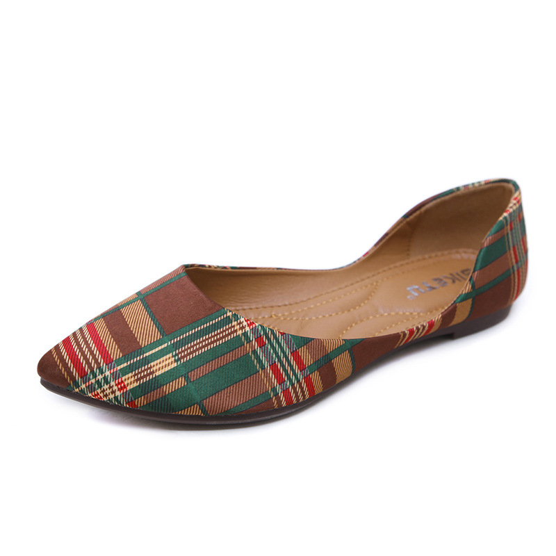 

Casual Color Block Flat Shoes