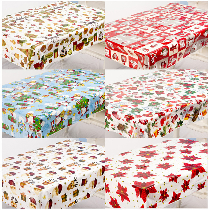 

Christmas Animal Plant Print Tablecloth Decor