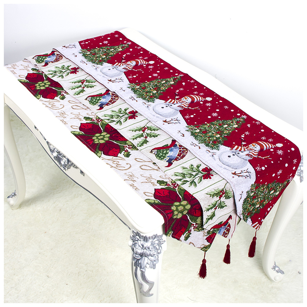 

Christmas Woven Jacquard Table Decor