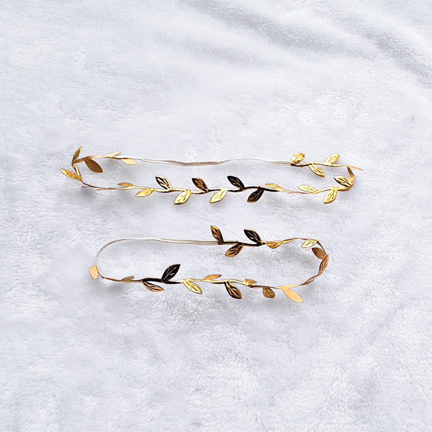 

Baby and Mom Elastic Leaf Decor Headband Set