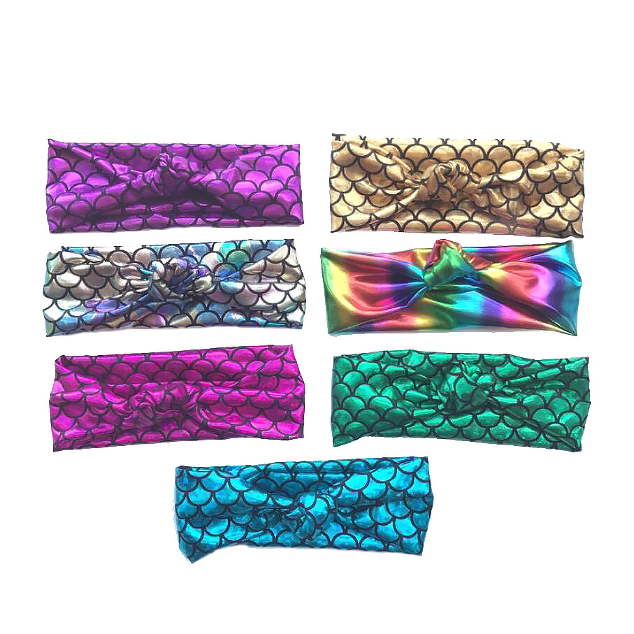 

Baby / Toddler Mermaid Scale Print Colorful Headband