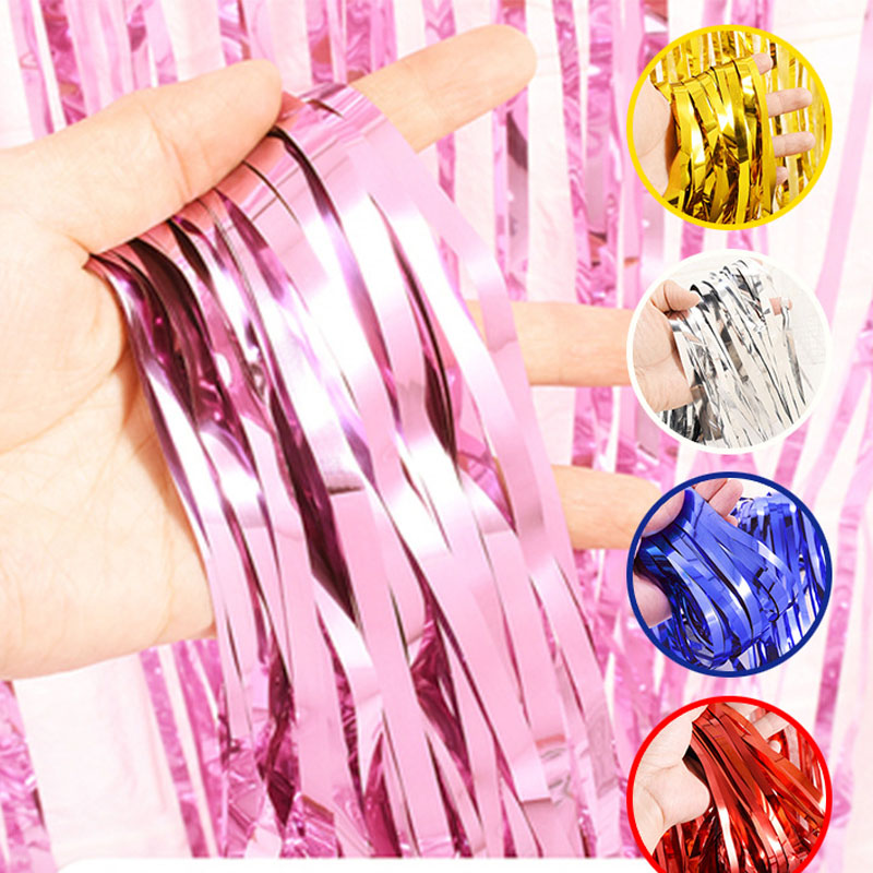 

Colorful Tassel Background Party Decor