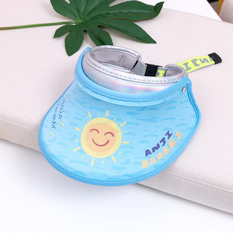 

Cartoon Print Head Hollow out Sun Hat
