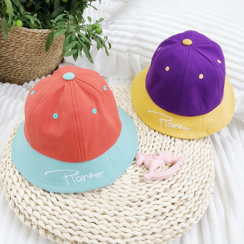 

Baby / Toddler Lovely Letter Print Color Contrast Sunproof Hat