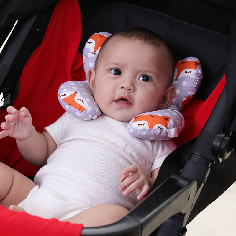

Baby U Shape Safety Head and Neck Support Pillow for Seat Car Travel
