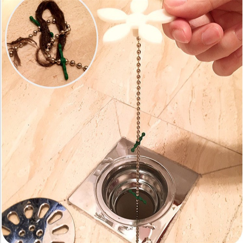

Bathroom Anti-clogging Hair Collecting Chain