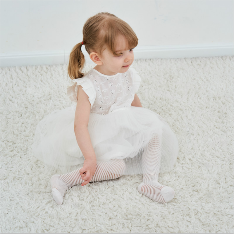 

Baby / Toddler Cotton Solid Striped Breathable Leggings