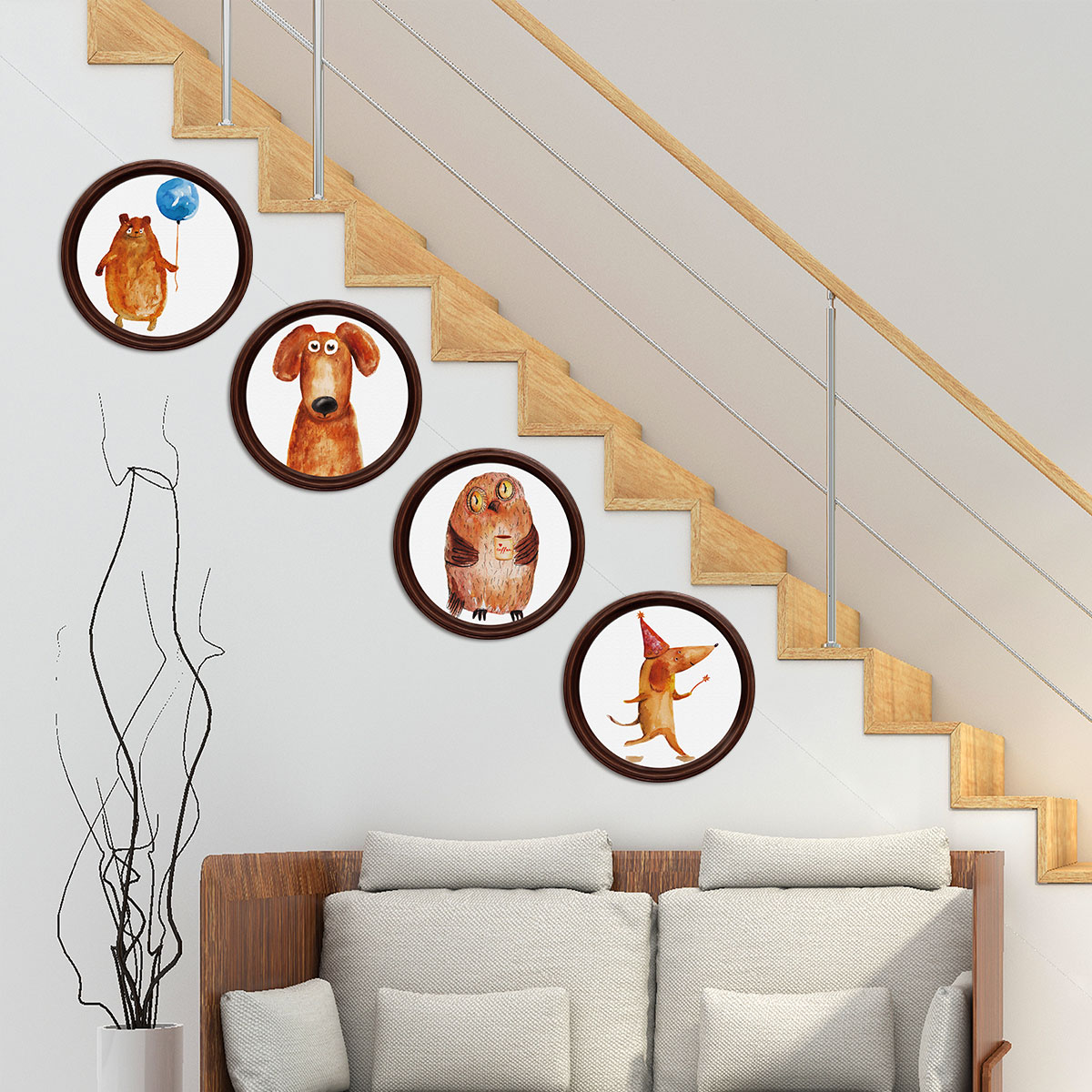 

4 Pcs Frame Design Wall Decor
