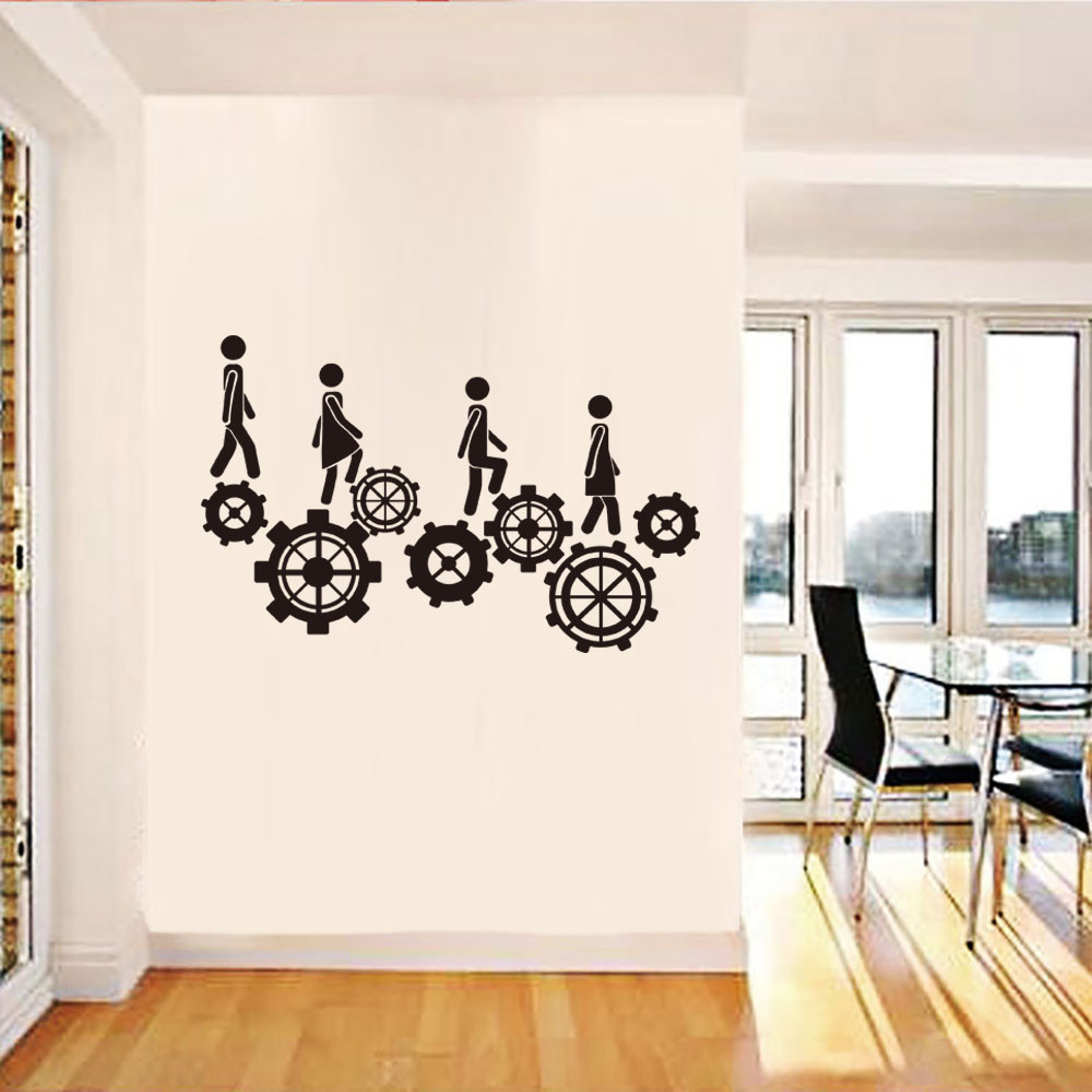 

Team Work Sticky Wall Decor