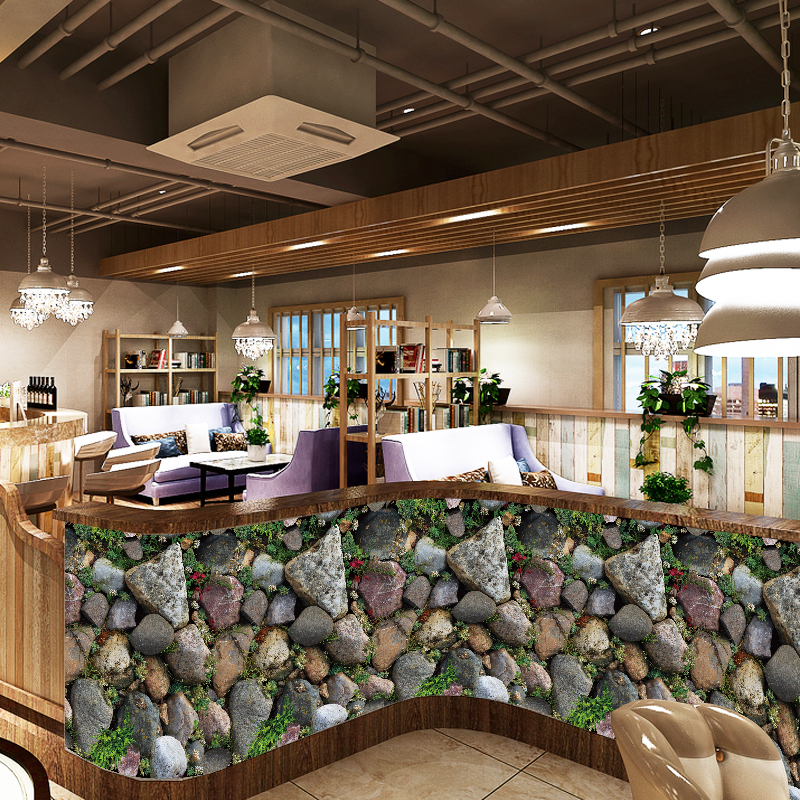

3D Nature Stone Design Sticky Wall Decor
