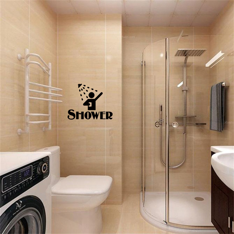 

""Shower"" Sticky Wall Decor