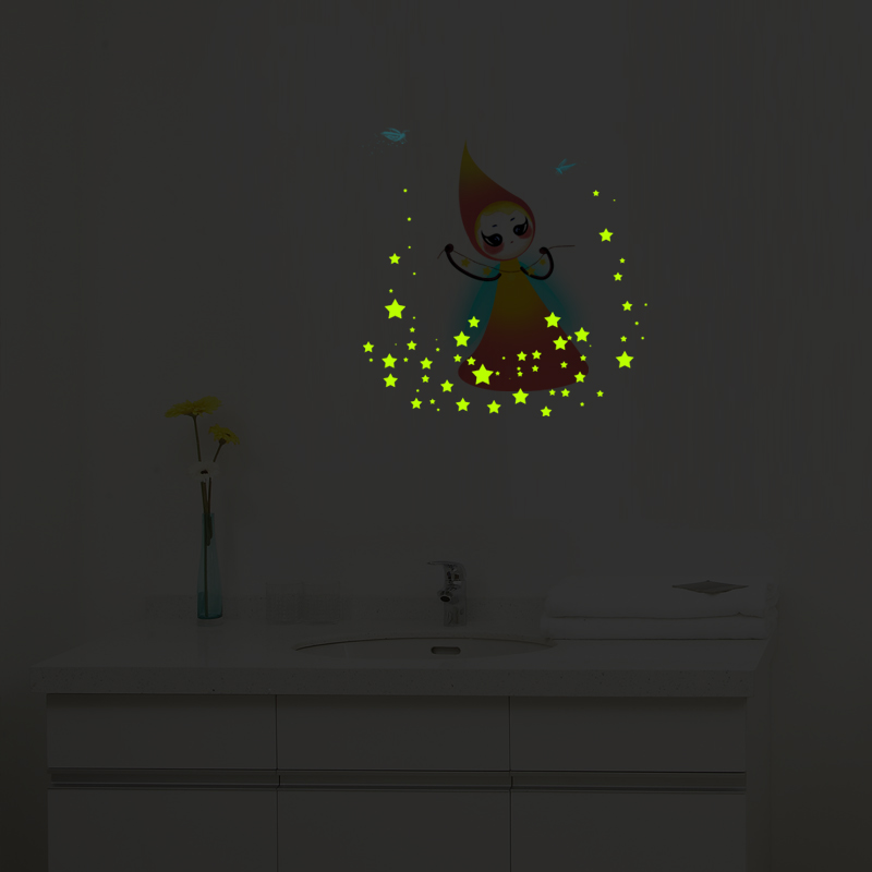 

Luminous Stars and Genius Sticky Wall Decor