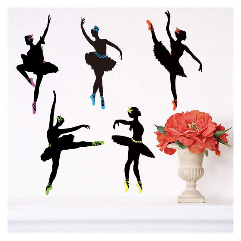 

DIY Dancing Princess Self-adhesive Cartoon Wallpaper