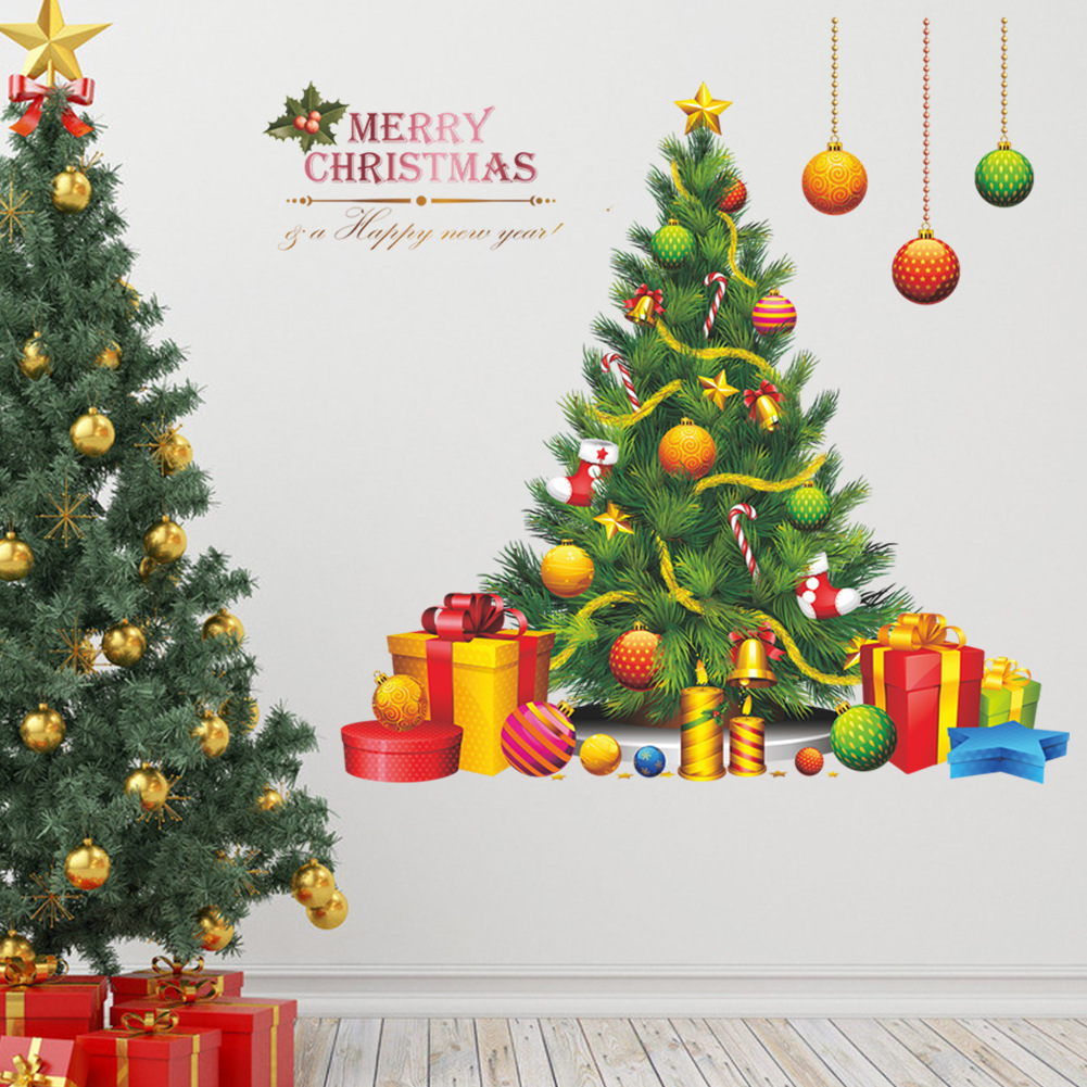 

2-pack Christmas Tree Creative Wall Sticker Decor