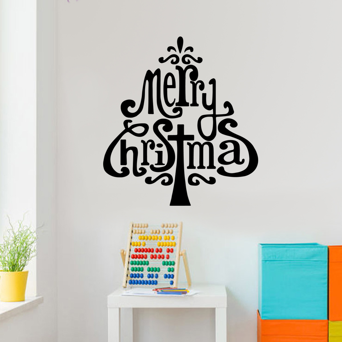 

Christmas Tree Design Window Glass Wall Stickers