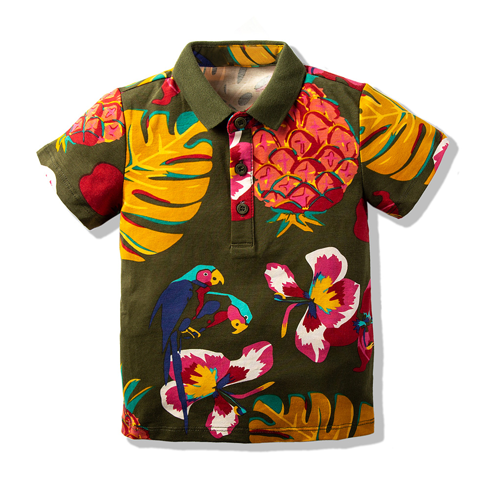 

Baby / Toddler Boy Stylish Parrot Print Shirt