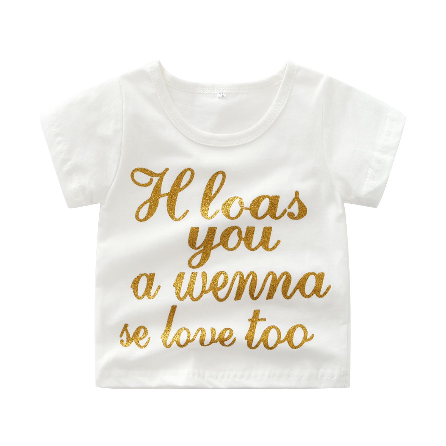 

Baby Unisex Casual Letter Tee