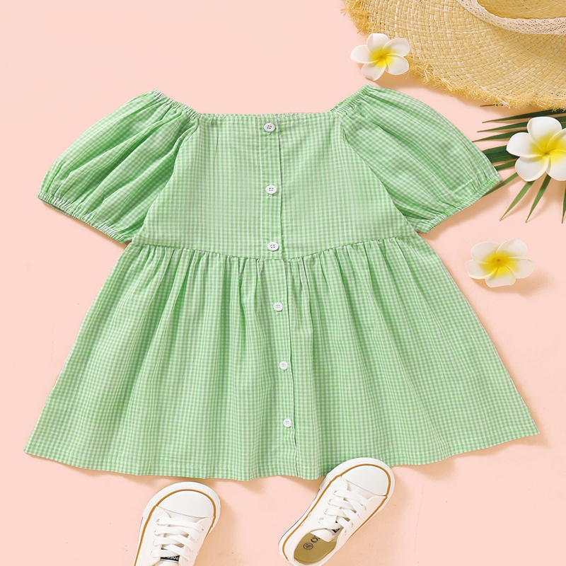 

Baby / Toddler Plaid Flounced Dress