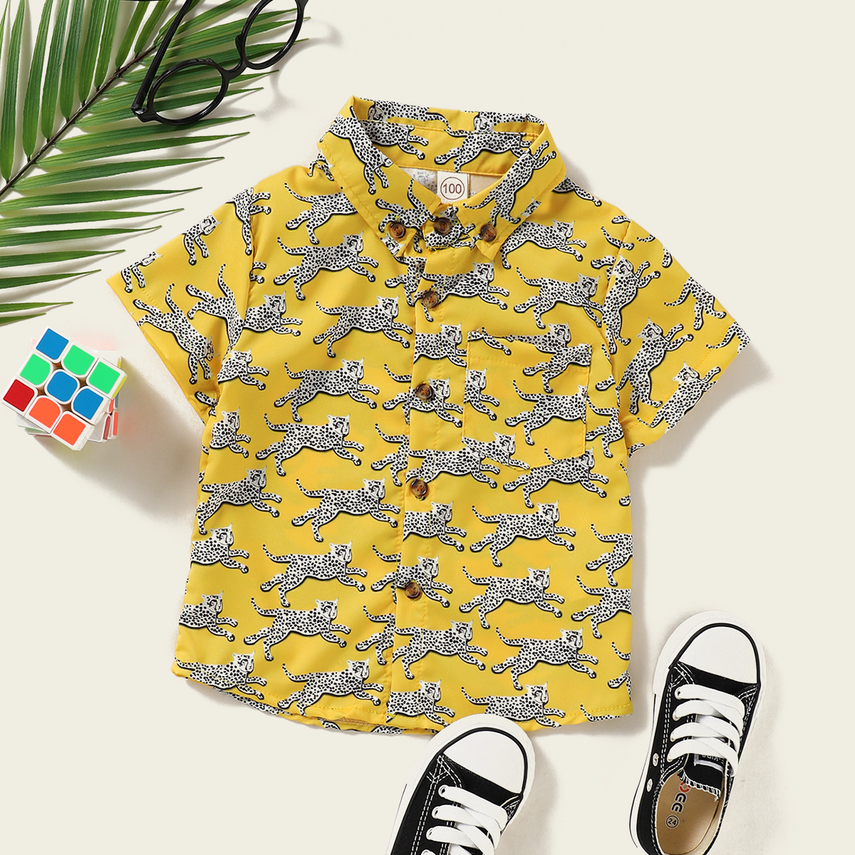 

Baby / Toddler Leopard Print Shirt