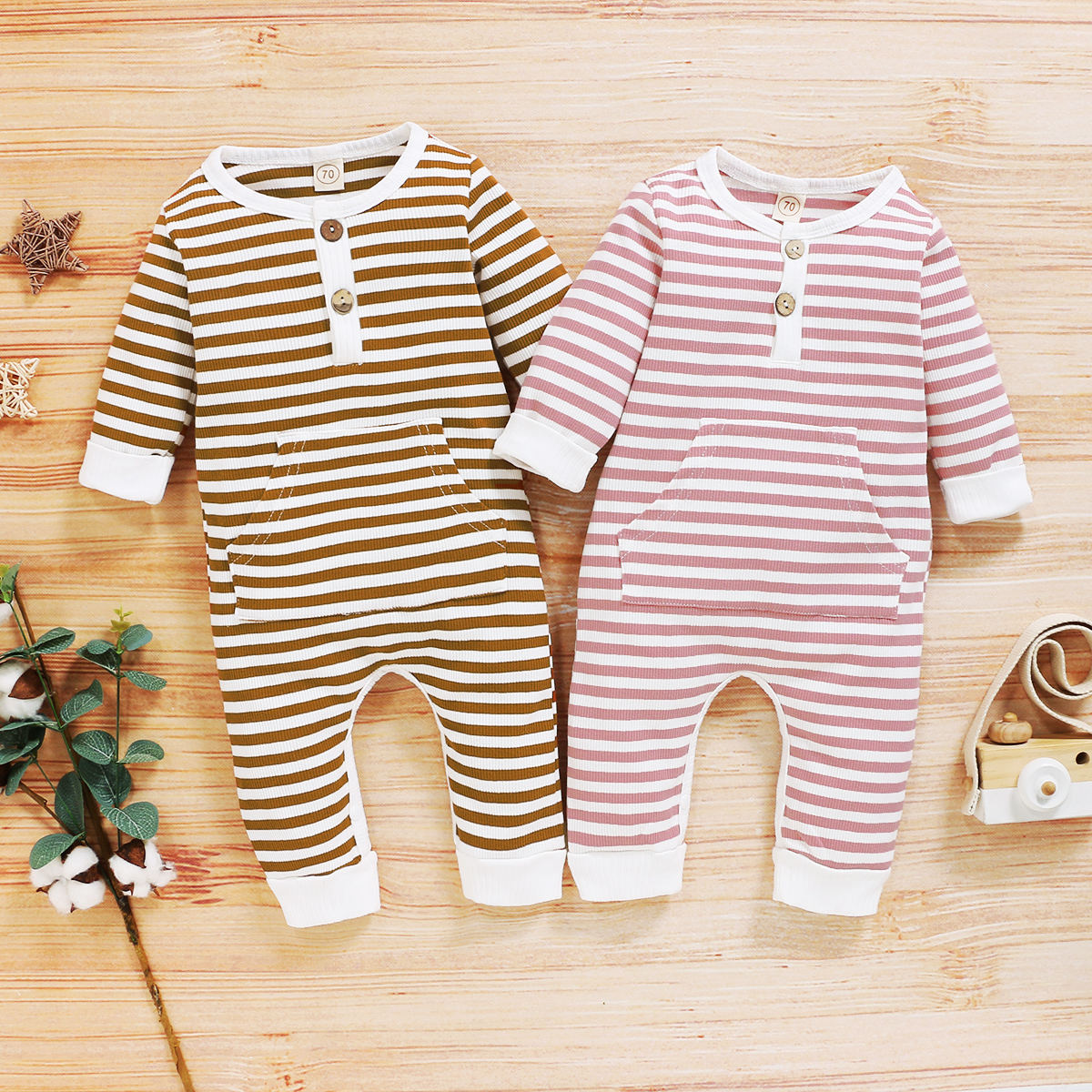 

Baby Striped Jumpsuit