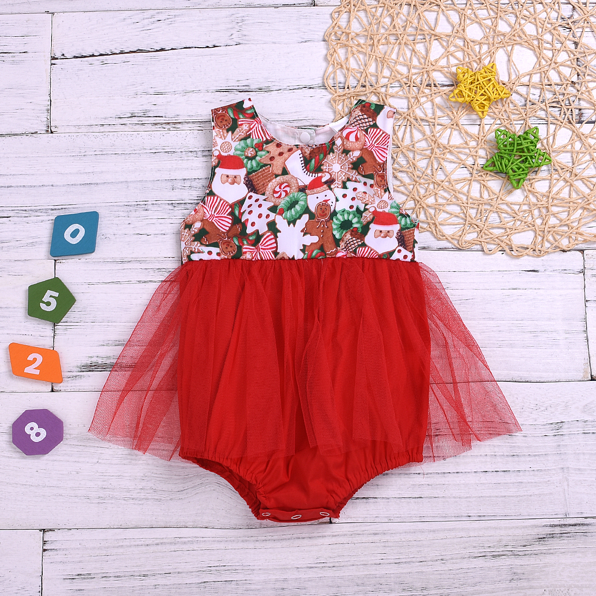 

Baby Floral Print Mesh Bodysuit