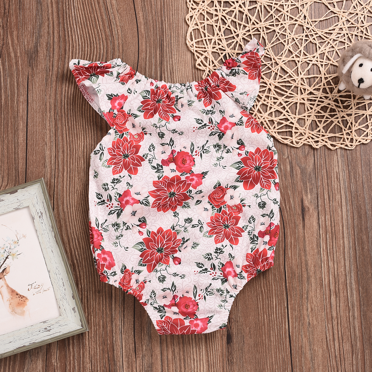 

Baby Lovely Rose Floral Bodysuit