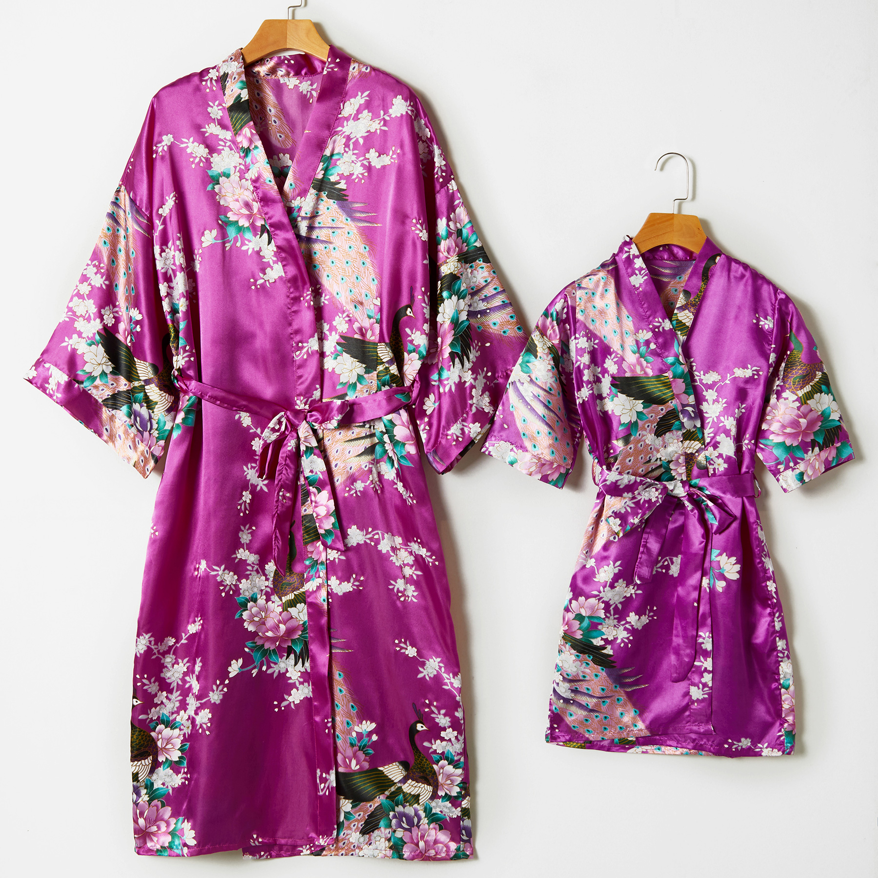 

Soft Floral Matching Sleepwear for Mom and Kids