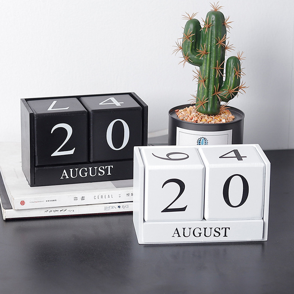 

Wooden Calendar Home Decor