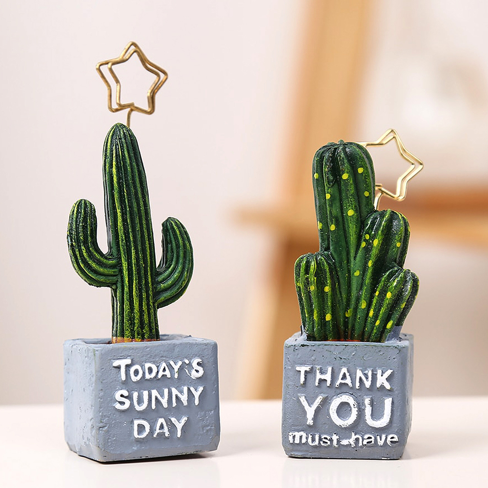 

Cactus Decor Note/Card Organizing Clip