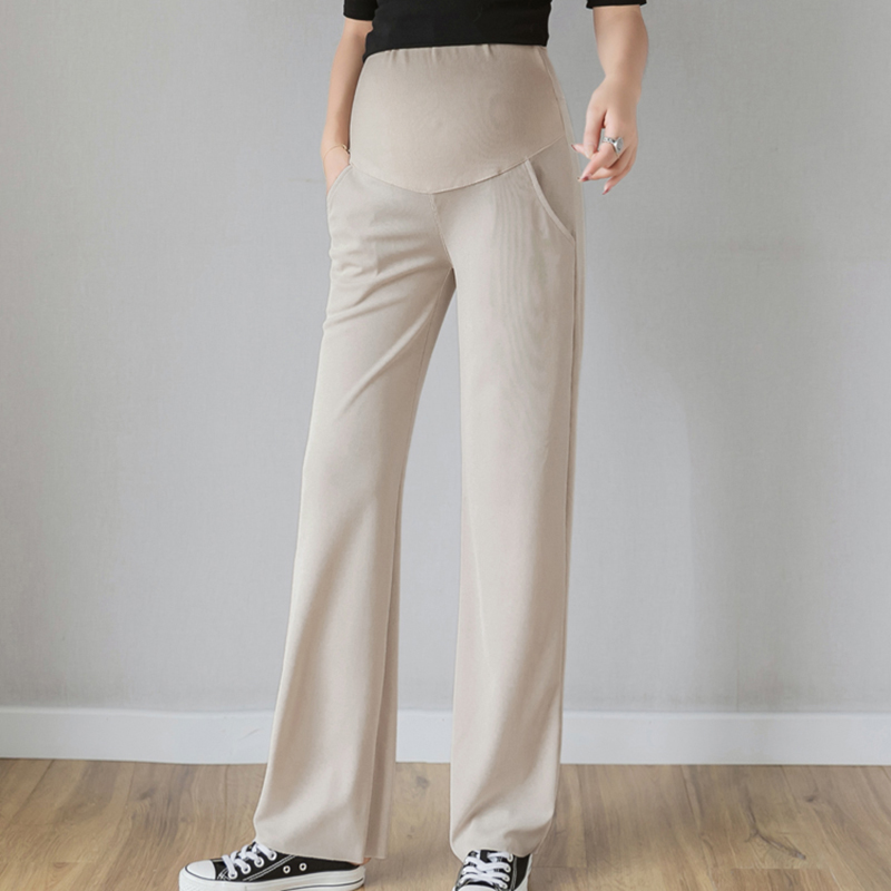 

Casual Solid Belly Care Maternity Pants