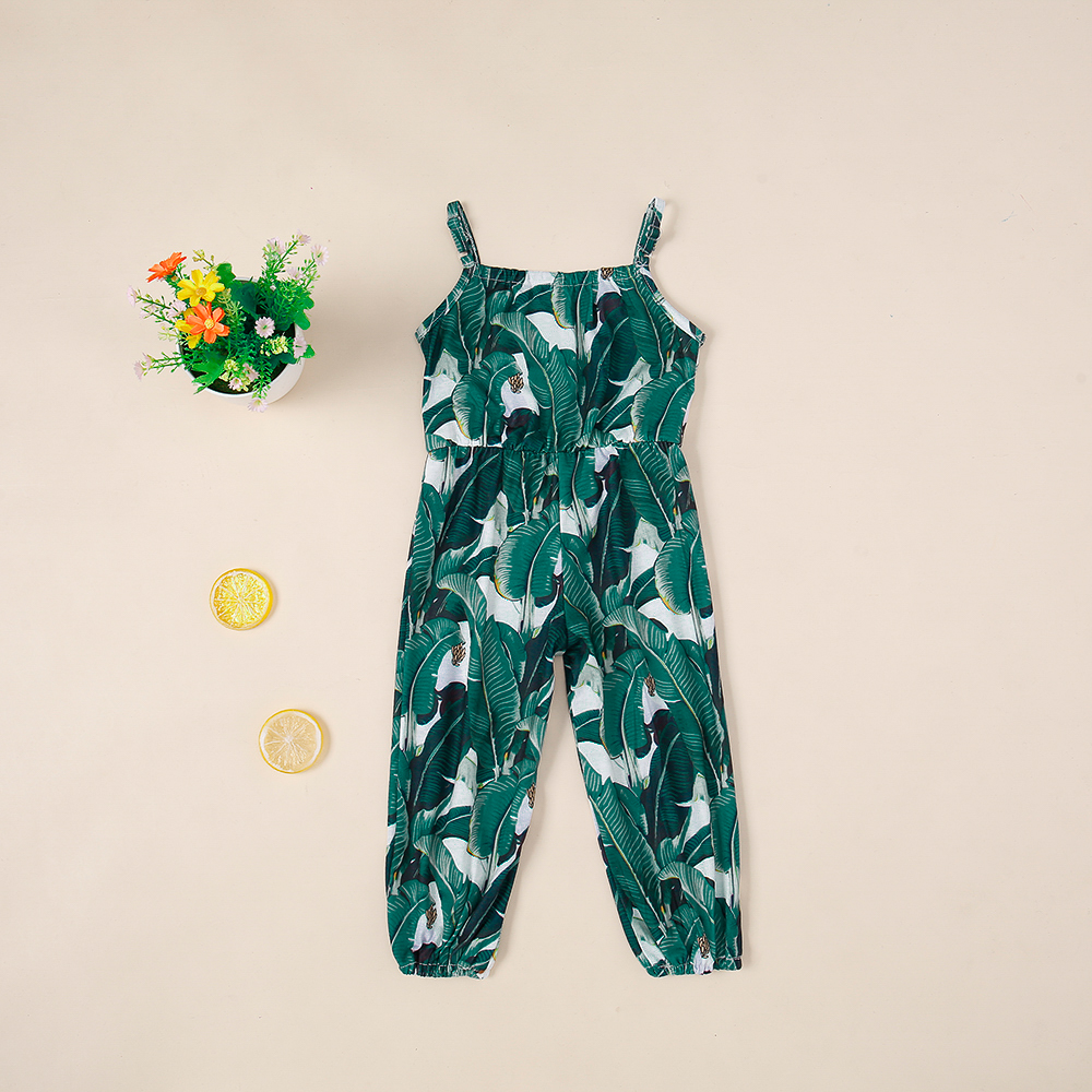 

Floral Off The Shoulder Jumpsuit for Baby Girl