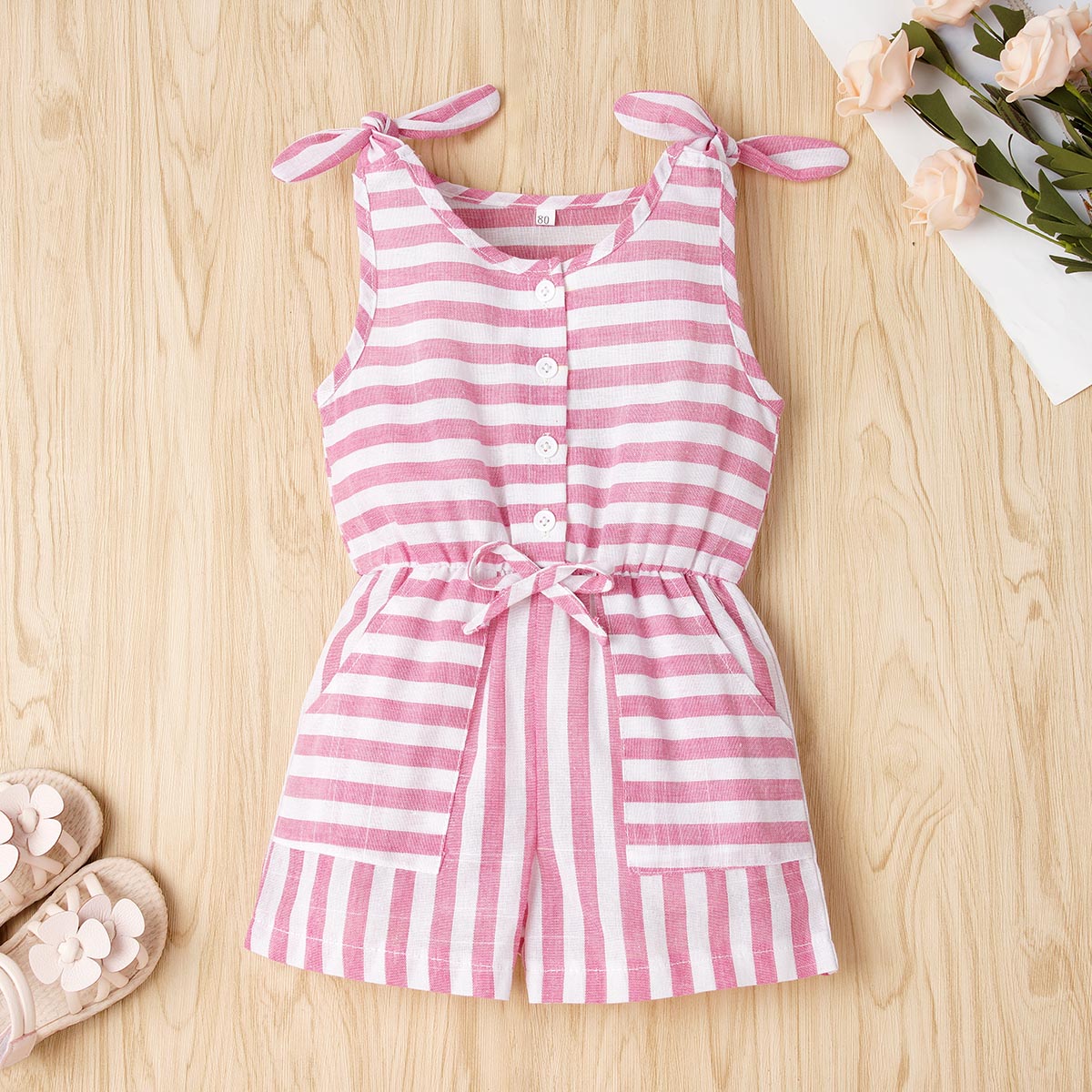 

Baby Girl / Boy Casual Striped Onesies