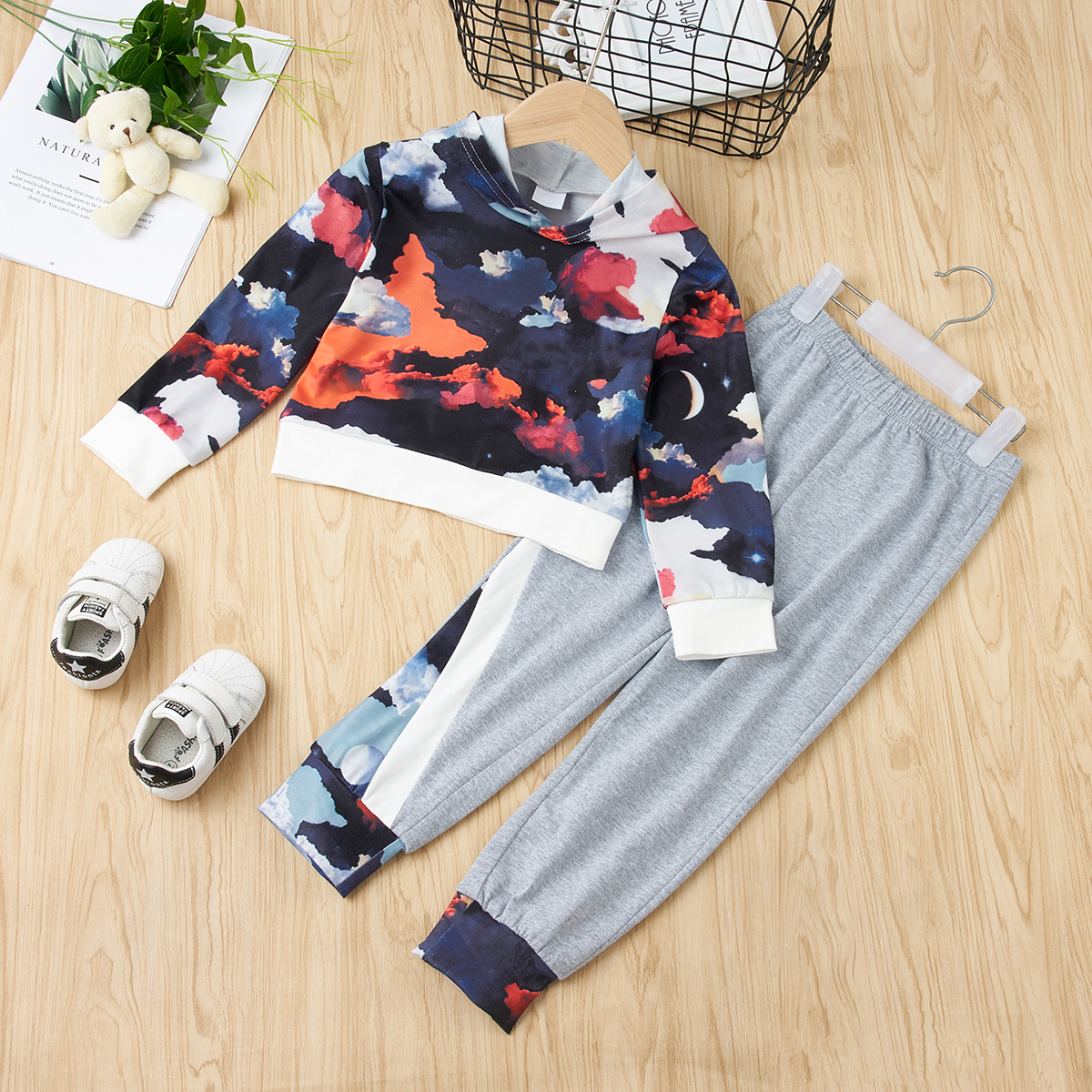 

2-piece Baby / Toddler Camouflage Hooded Top and Pants Set