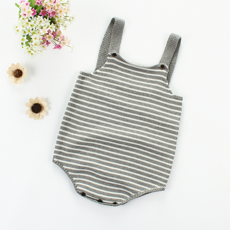 

Baby Striped Knitted Bodysuit