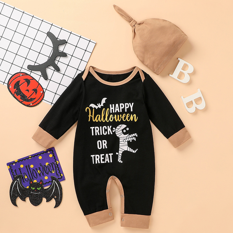 

2-piece Baby Halloween Jumpsuit with Hat