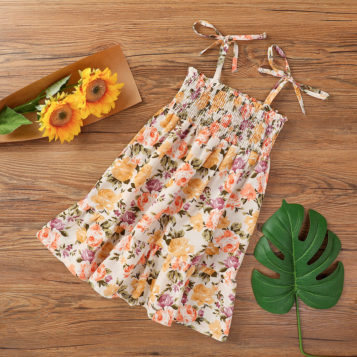 

Toddler Girl Floral Allover Print Slip Dress