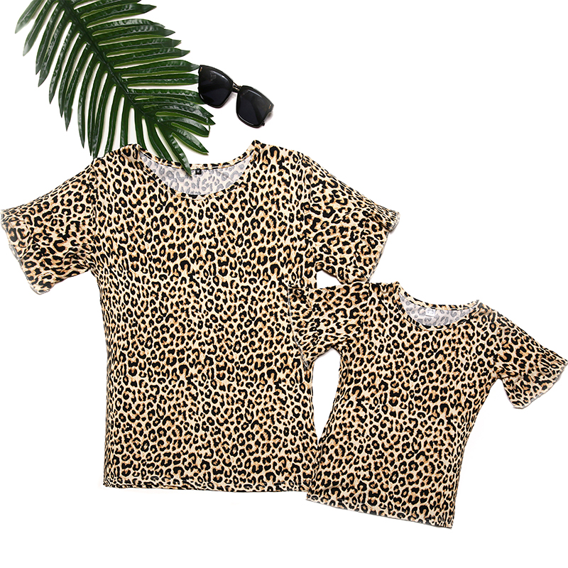 

Leopard Print T-shirts for Mommy and Me