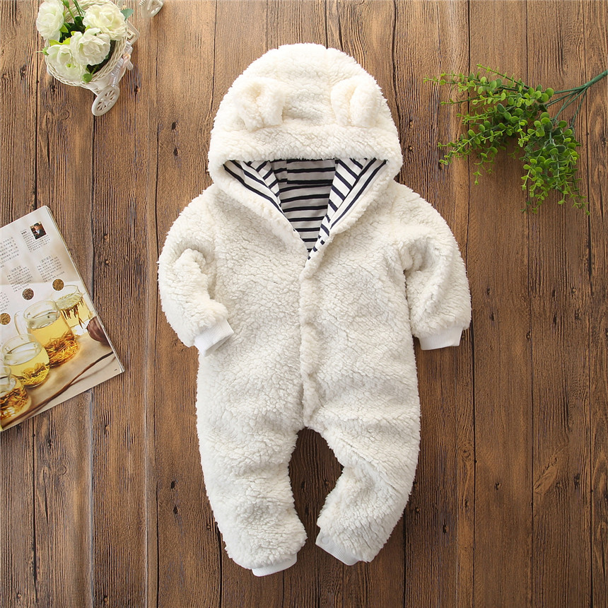 

Baby 3D Bear Double Thick Jumpsuit