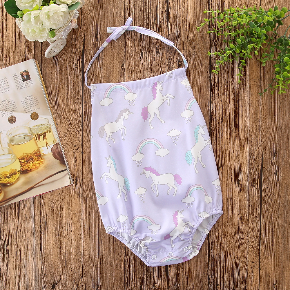 

Baby Halter Unicorn Bodysuit