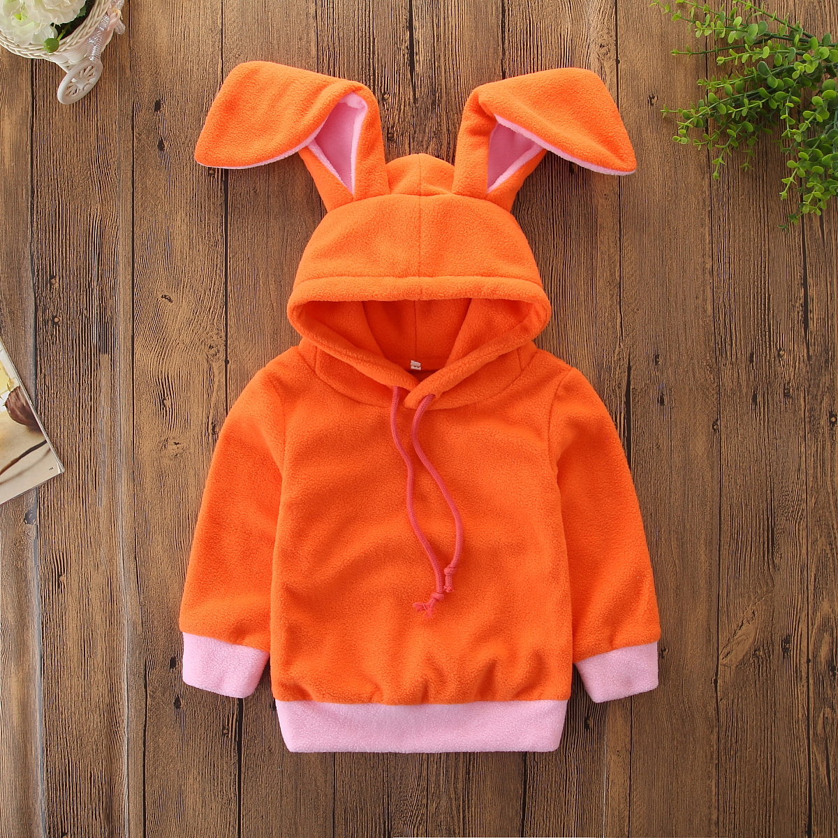 

Baby / Toddler Lovely 3D Rabbit Ear Decor Hoodie