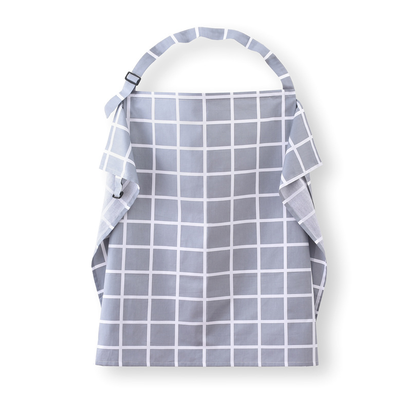 

Plaid Maternity Cotton Nursing Cover