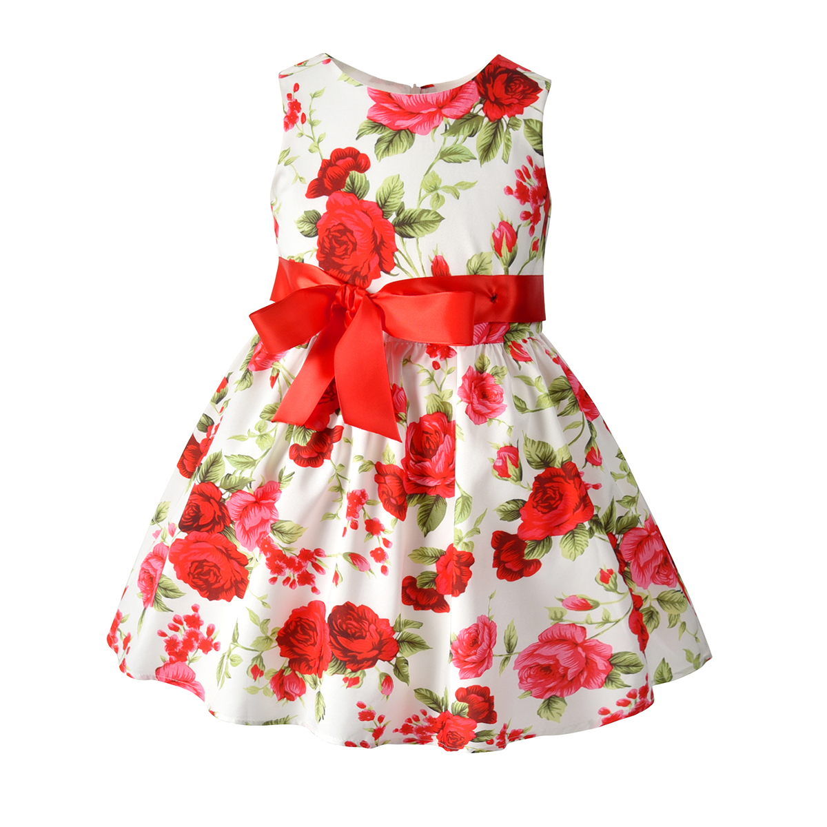

Baby / Toddler Elegant Rose Allover Decor Party Dress