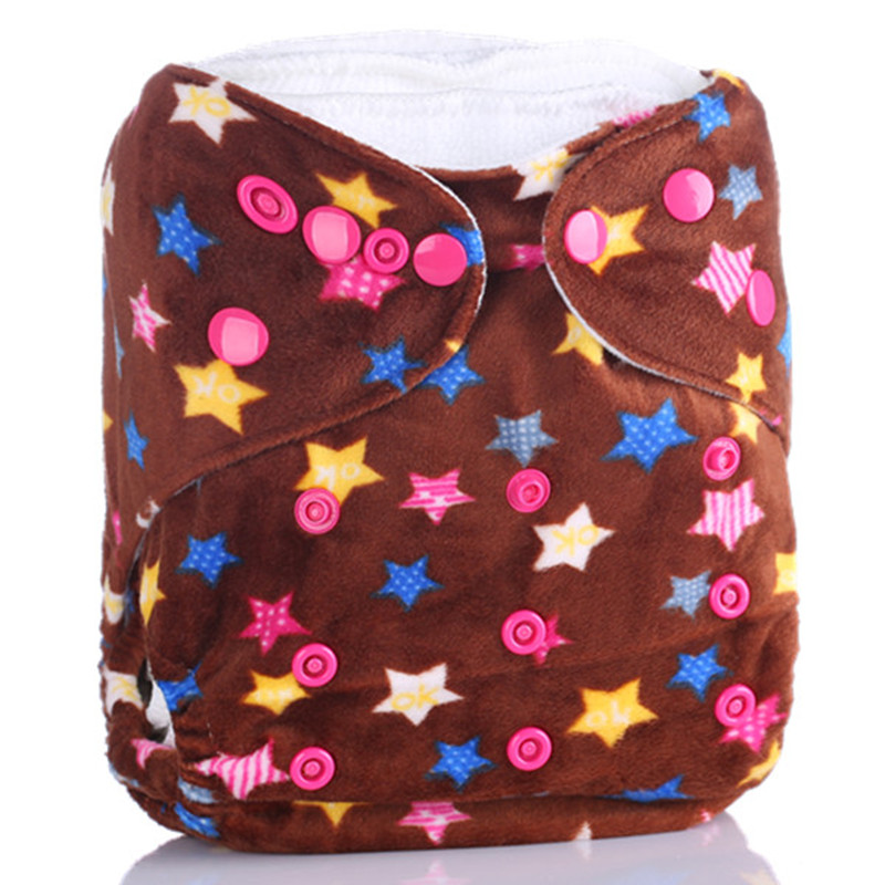 

Reusable Waterproof Star Print Cloth Diaper