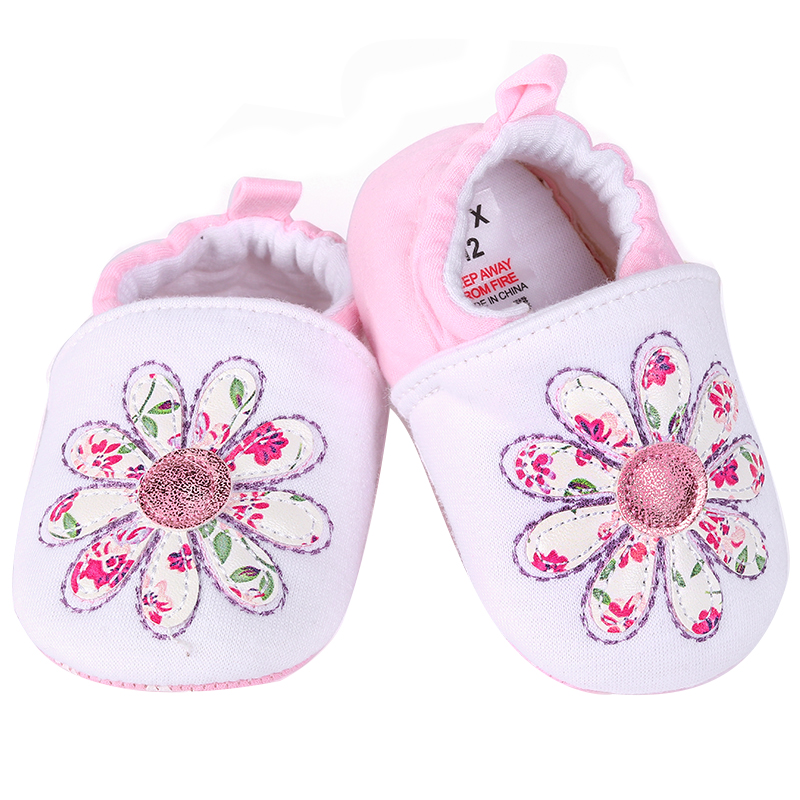 

Baby / Toddler Lovely Floral Print Infant Slip-on Shoes