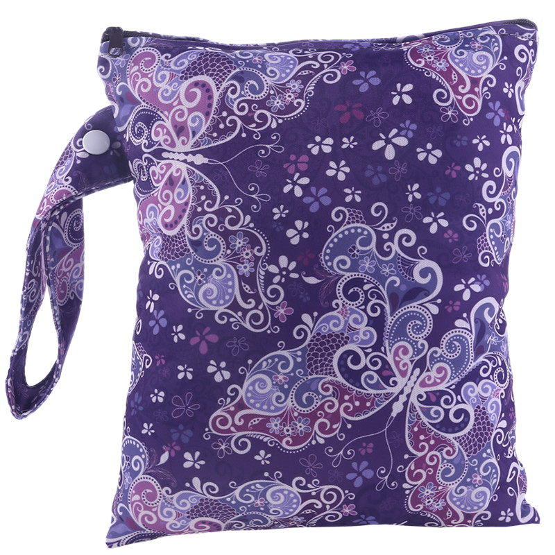 

Waterproof Butterfly Print Cloth Diaper Wet/Dry Bags