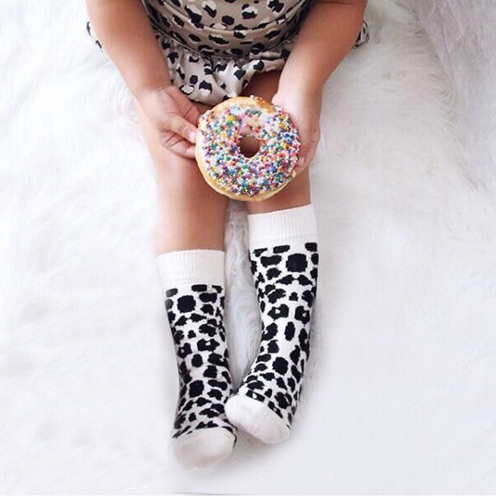 

Baby Leopard Print Middle Stockings